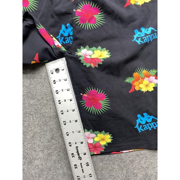 Kappa Shorts Womens Large Multicolor Hawaiian Floral Compression Skin Fit Waist - Picture 6 of 13